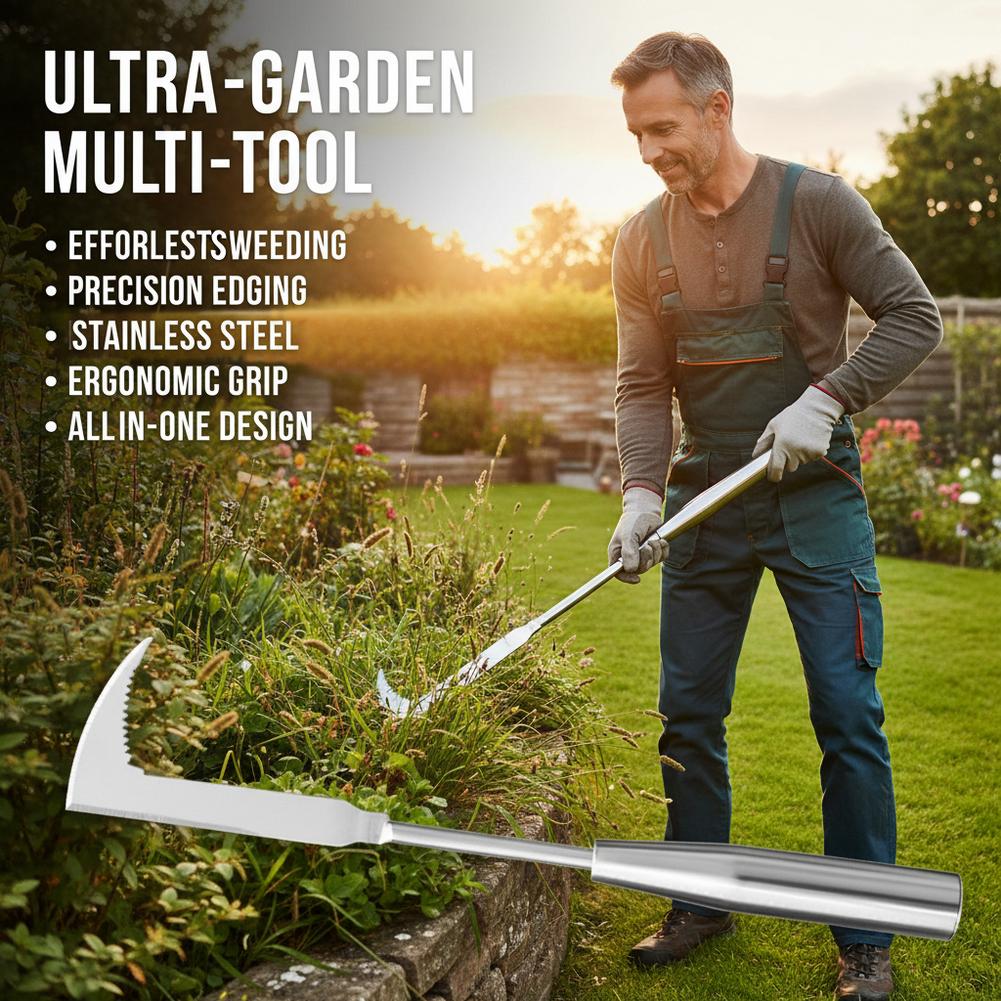 Gardening Tools Heavy Duty - أداة إزالة الأعشاب اليدوية (قطعة واحدة)