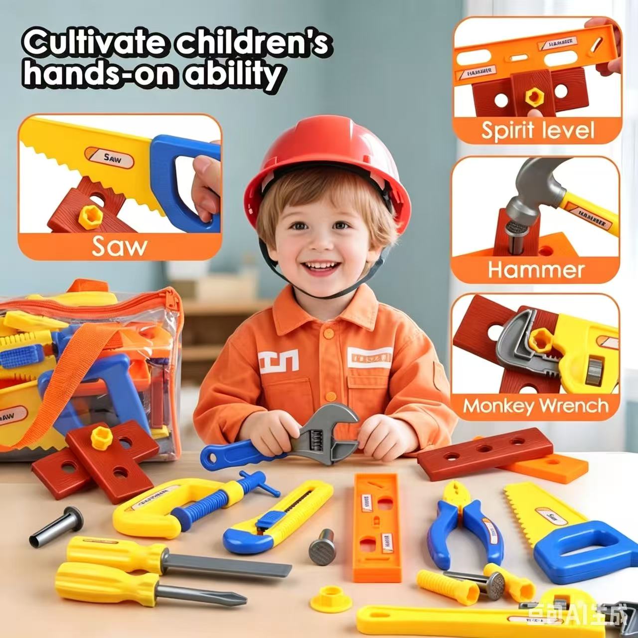 Gardening Tools For 3 Year Old - مجموعة أدوات صيانة بلاستيكية للعب الأطفال