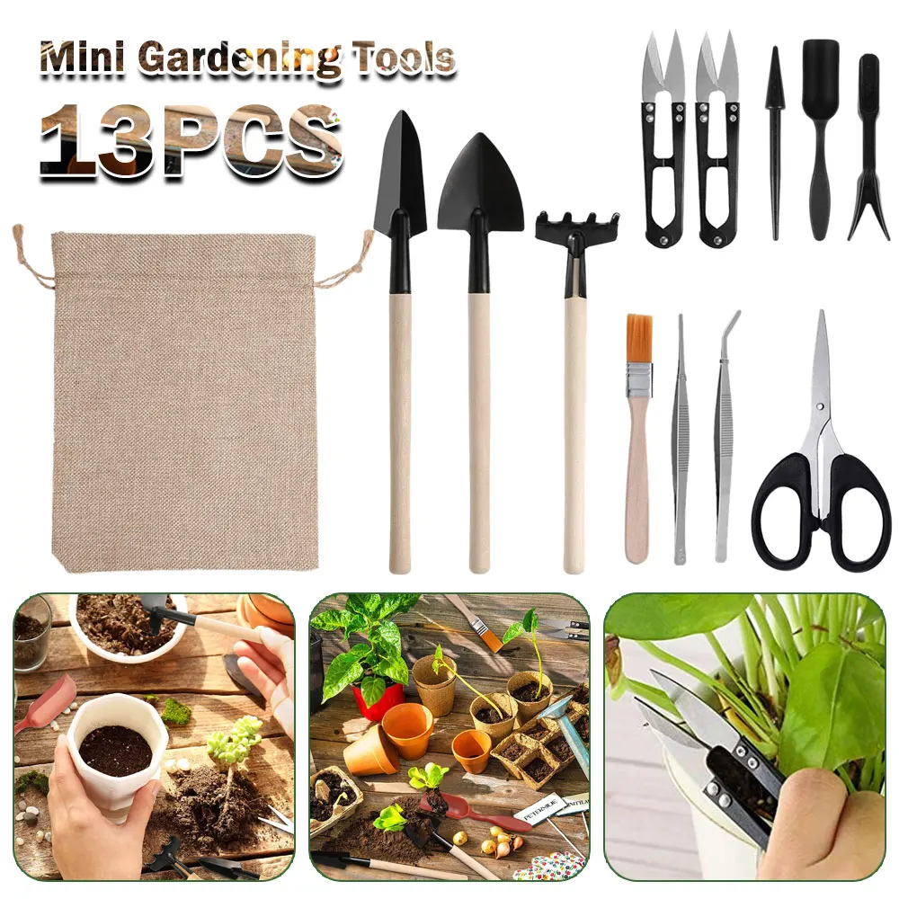 Gardening Tools Kit For Home Garden - مجموعة أدوات النباتات العصارية الداخلية ،