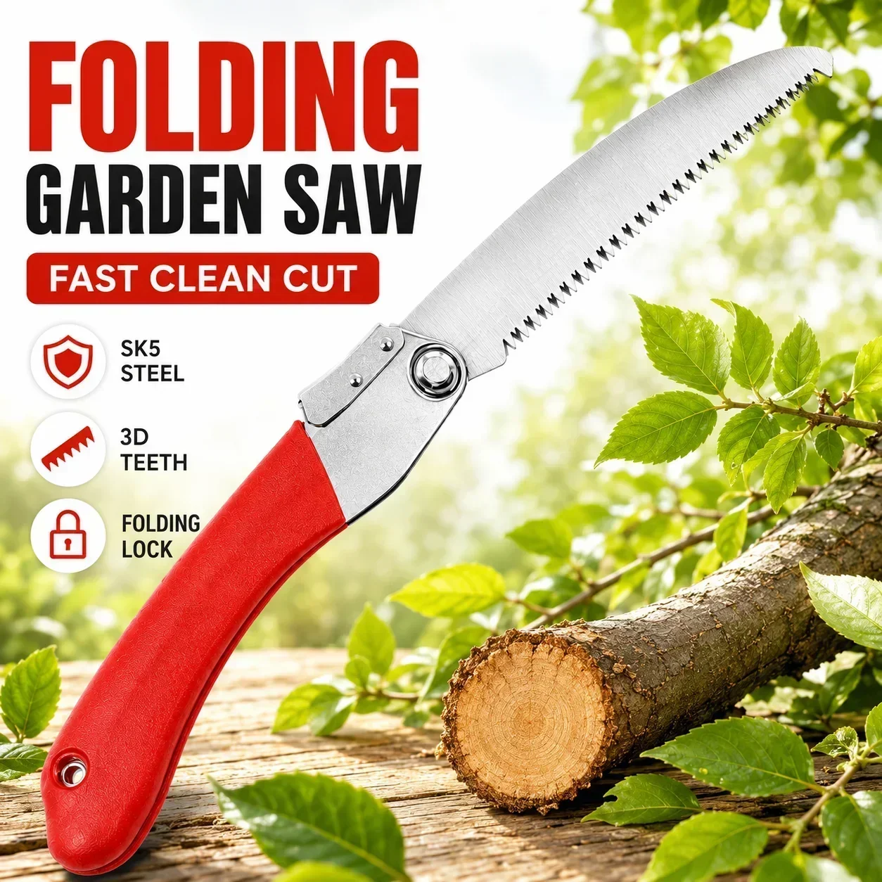 Gardening Tools To Cut Branches - منشار تقليم قابل للطي 210 مم