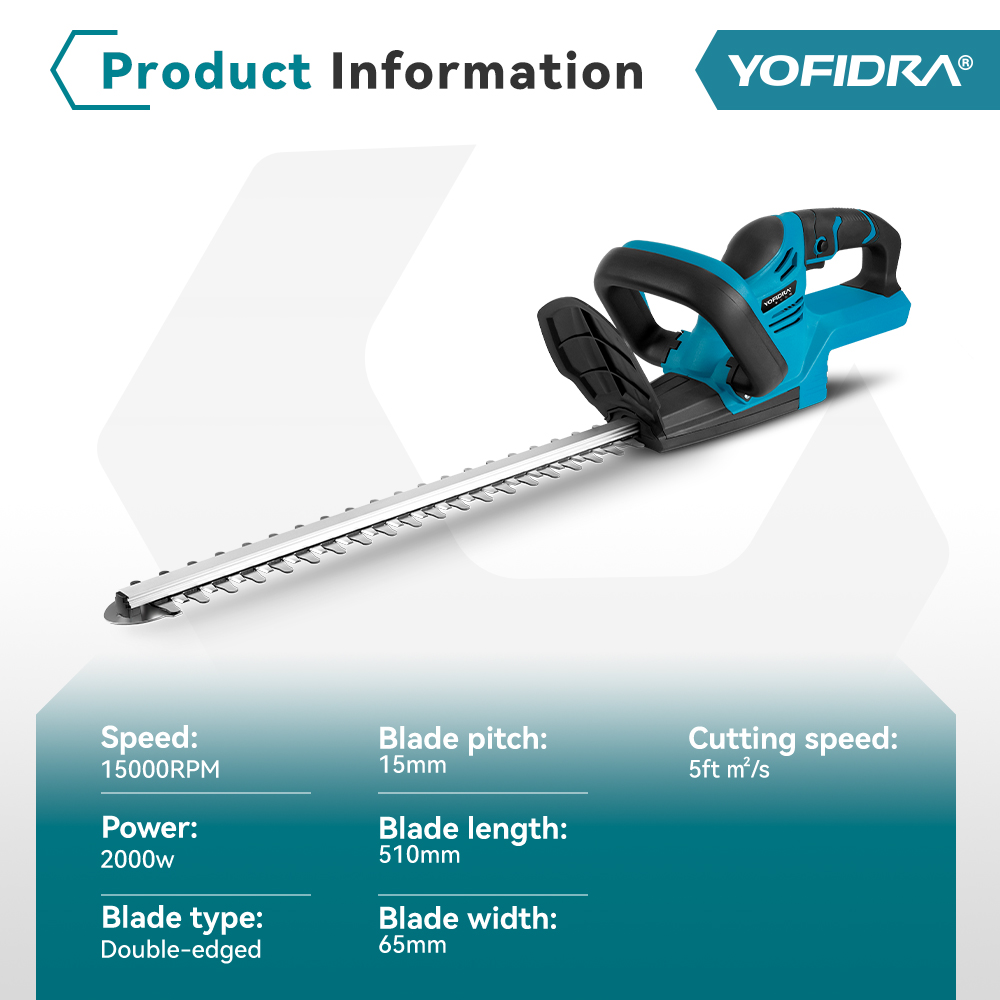 YOFIDRA 2000 واط 15000 دورة في - مراجعة Gardening Tools Battery Powered وسعره
