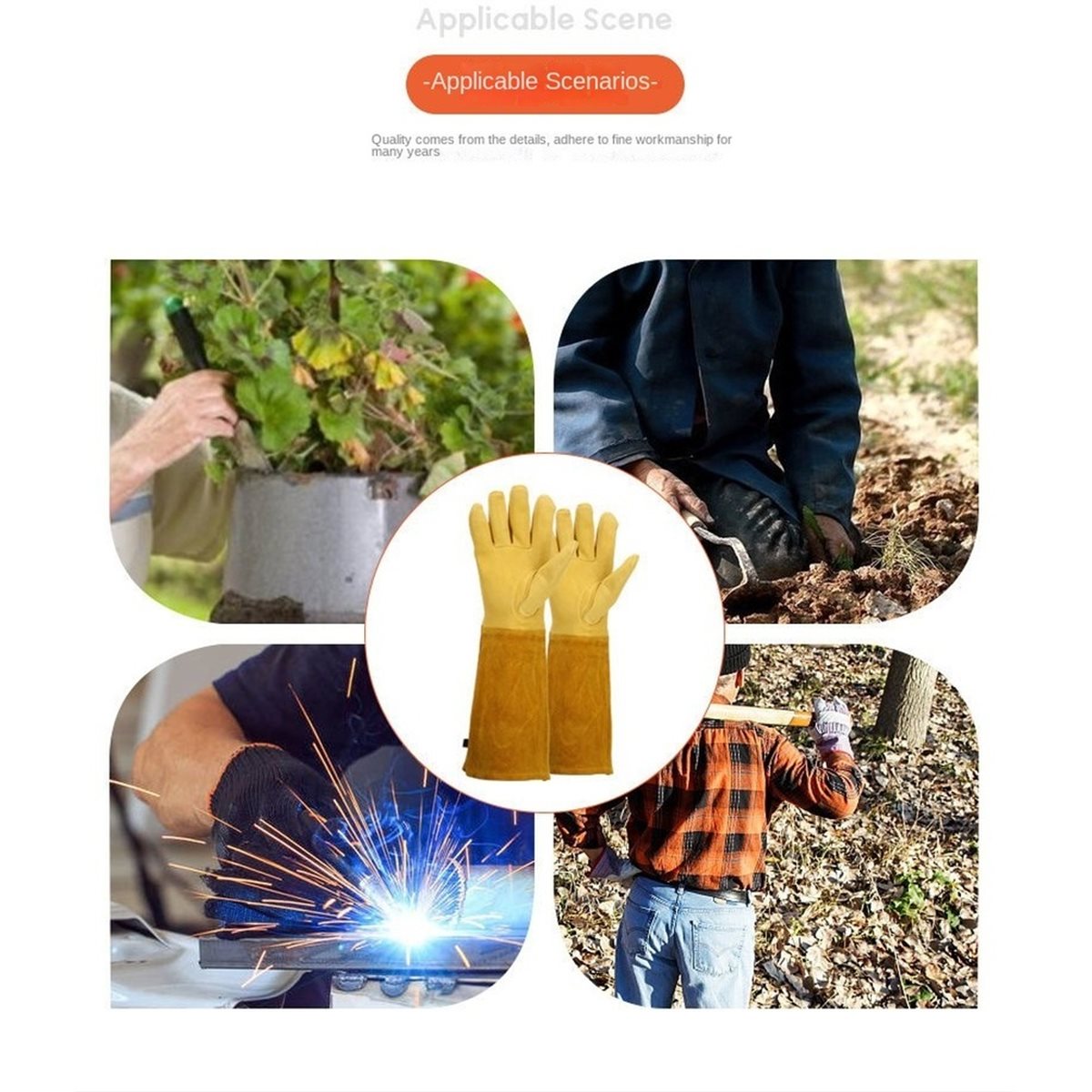 قفازات حديقة مقاومة للشوك للنس - مراجعة Garden Gloves Thorn Proof وسعره