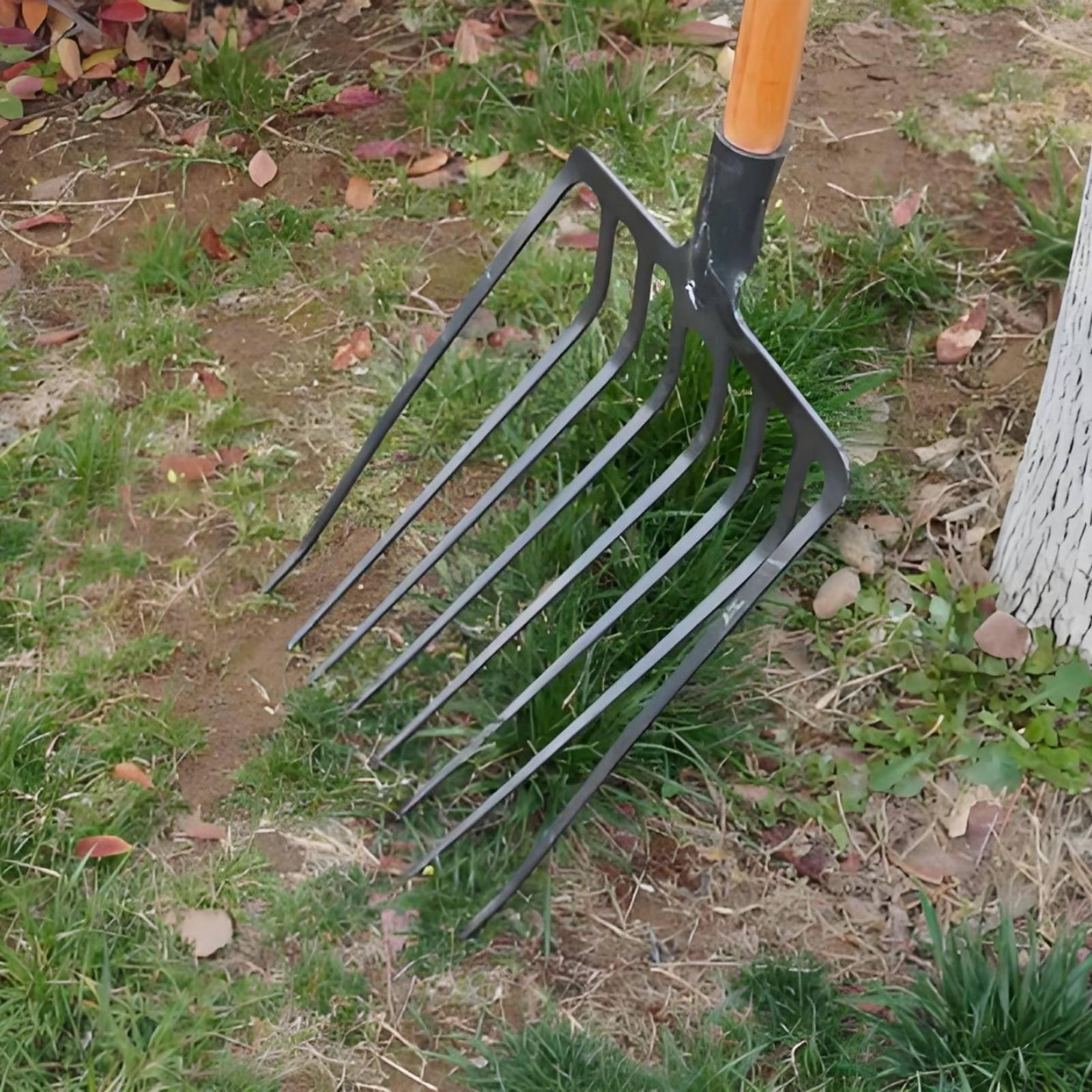 شوكة زراعية من الفولاذ المنغني - مراجعة Gardening Tools Heavy Duty وسعره