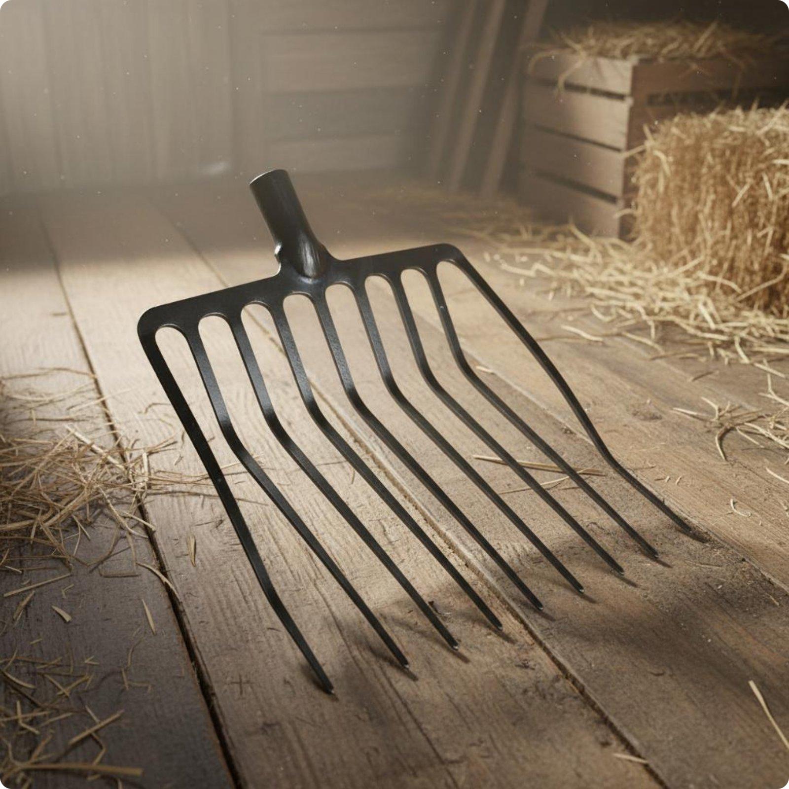 شوكة زراعية من الفولاذ المنغني - مراجعة Gardening Tools Heavy Duty وسعره