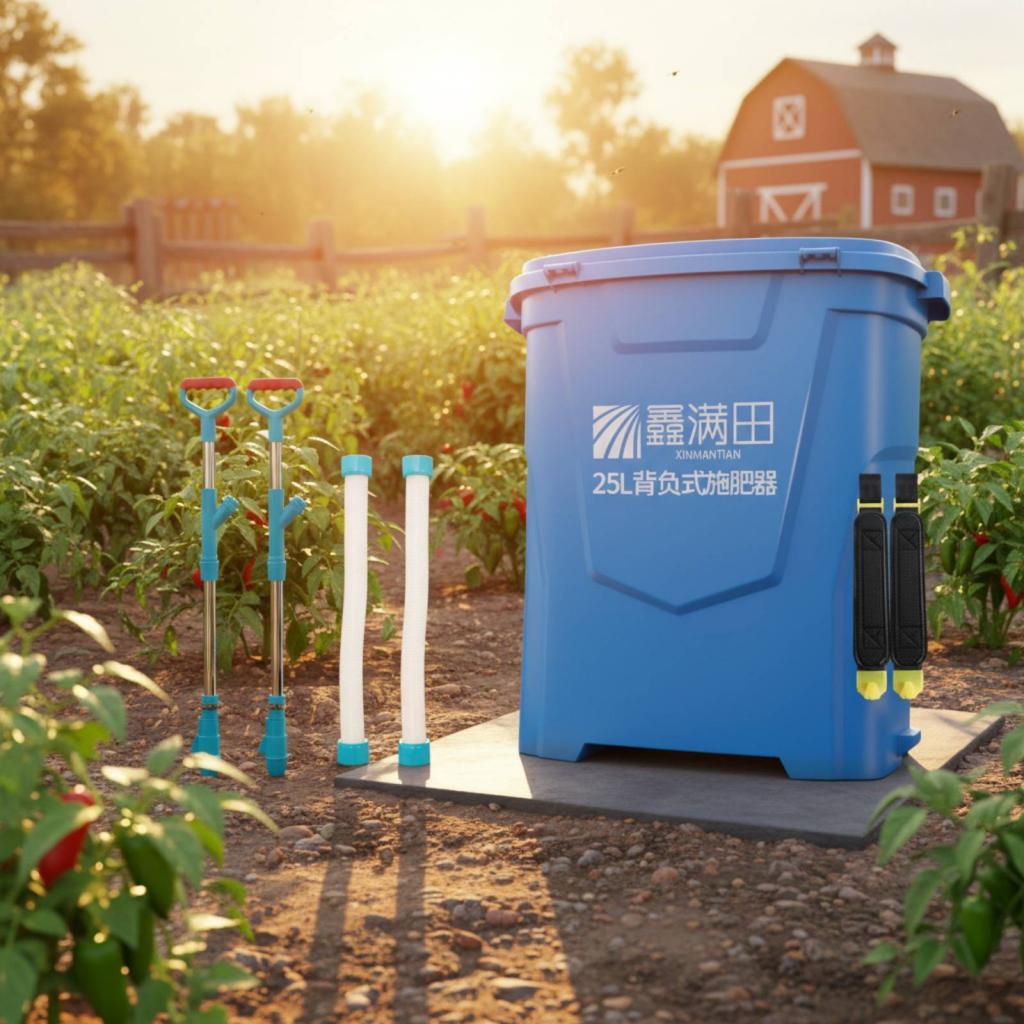 موزع يدوي بتصميم مريح مع أحزمة - مراجعة Fertilizer Dispenser وسعره