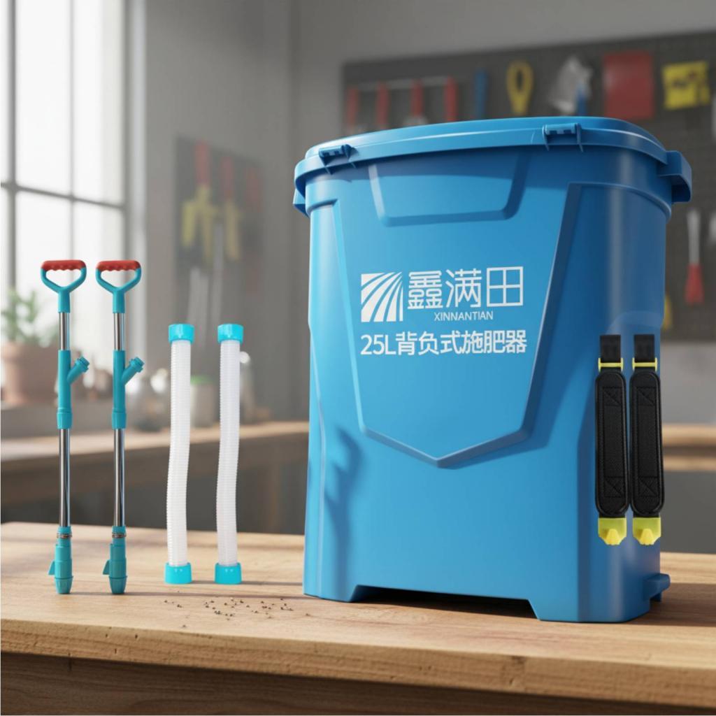 موزع يدوي بتصميم مريح مع أحزمة - مراجعة Fertilizer Dispenser وسعره