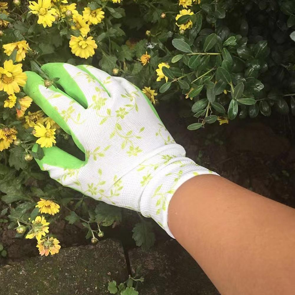 قفازات حدائق مطبوعة من الفوم ا - مراجعة Garden Gloves Thorn Proof وسعره