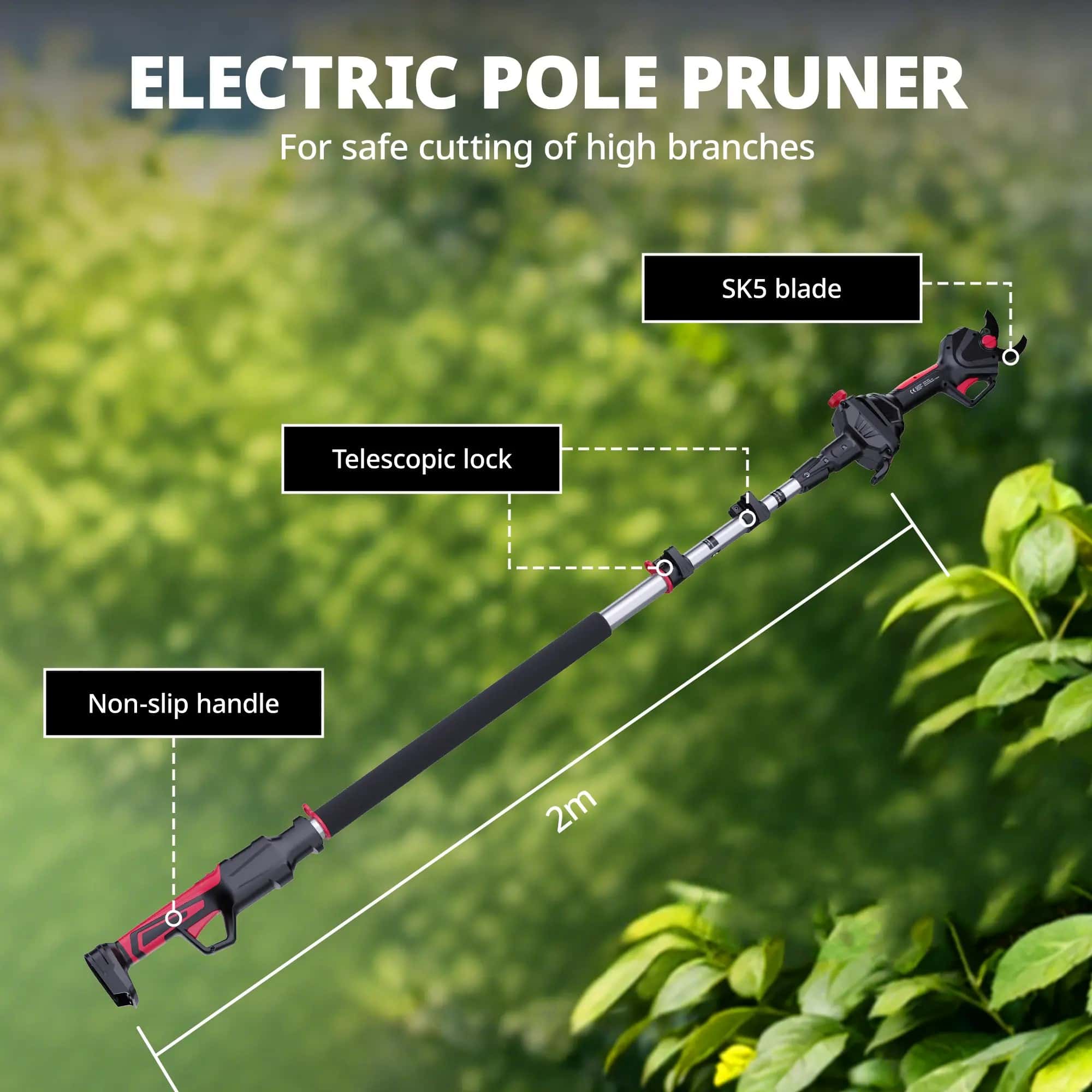 مقصات تقليم معدنية لاسلكية احت - مراجعة Gardening Tools To Cut Branches وسعره