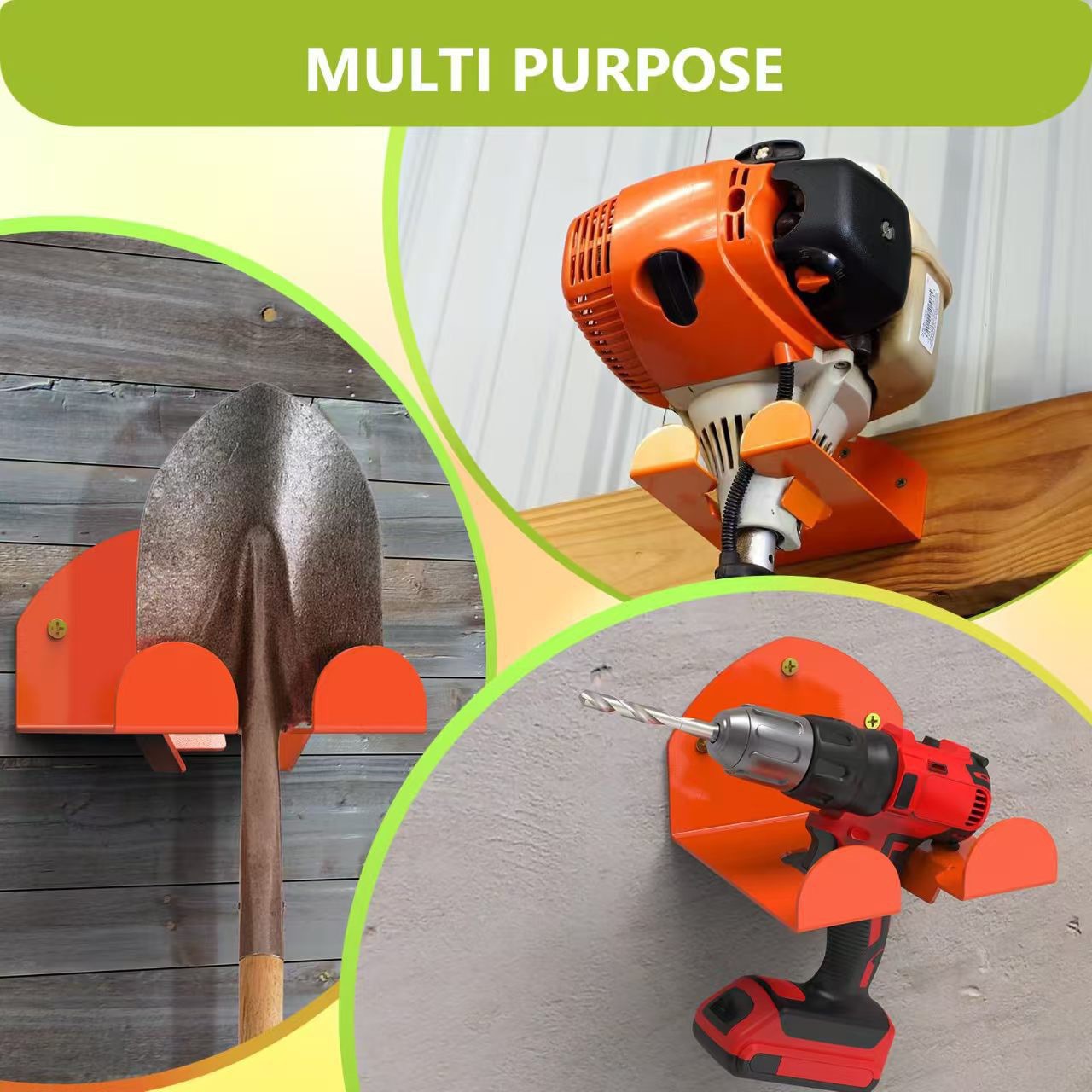 رف معدني معلق بتصميم بسيط - رف - مراجعة Gardening Tools Heavy Duty وسعره
