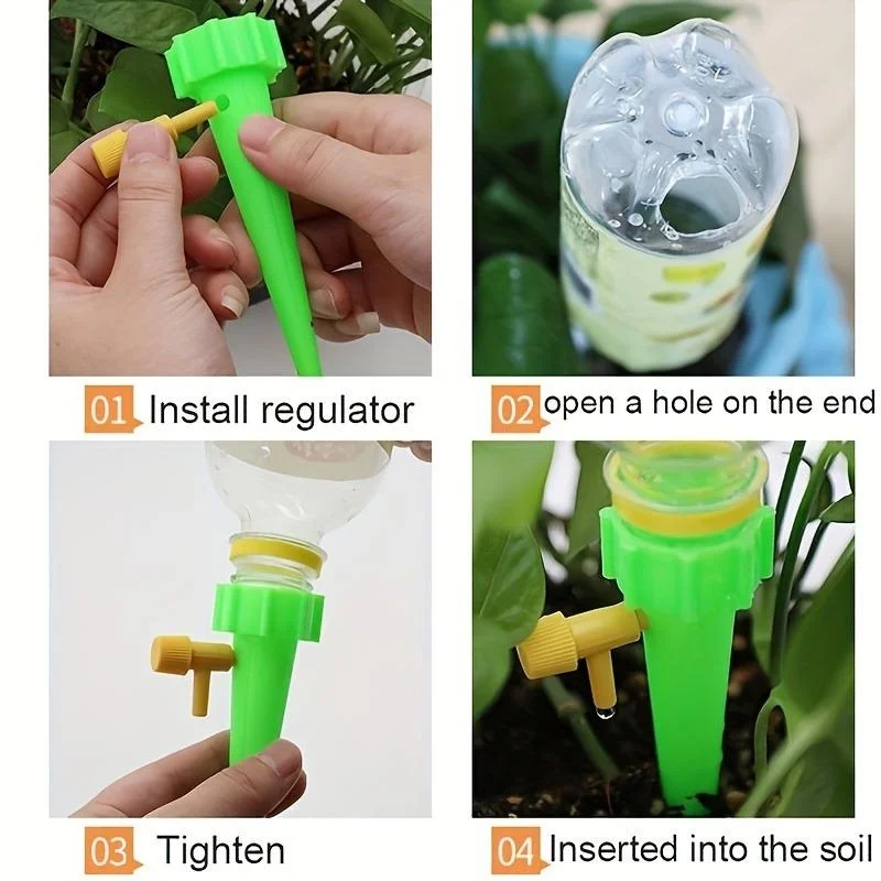 10 قطع من نظام الري بالتنقيط ا - مراجعة Gardening Tools Kit For Home Garden وسعره