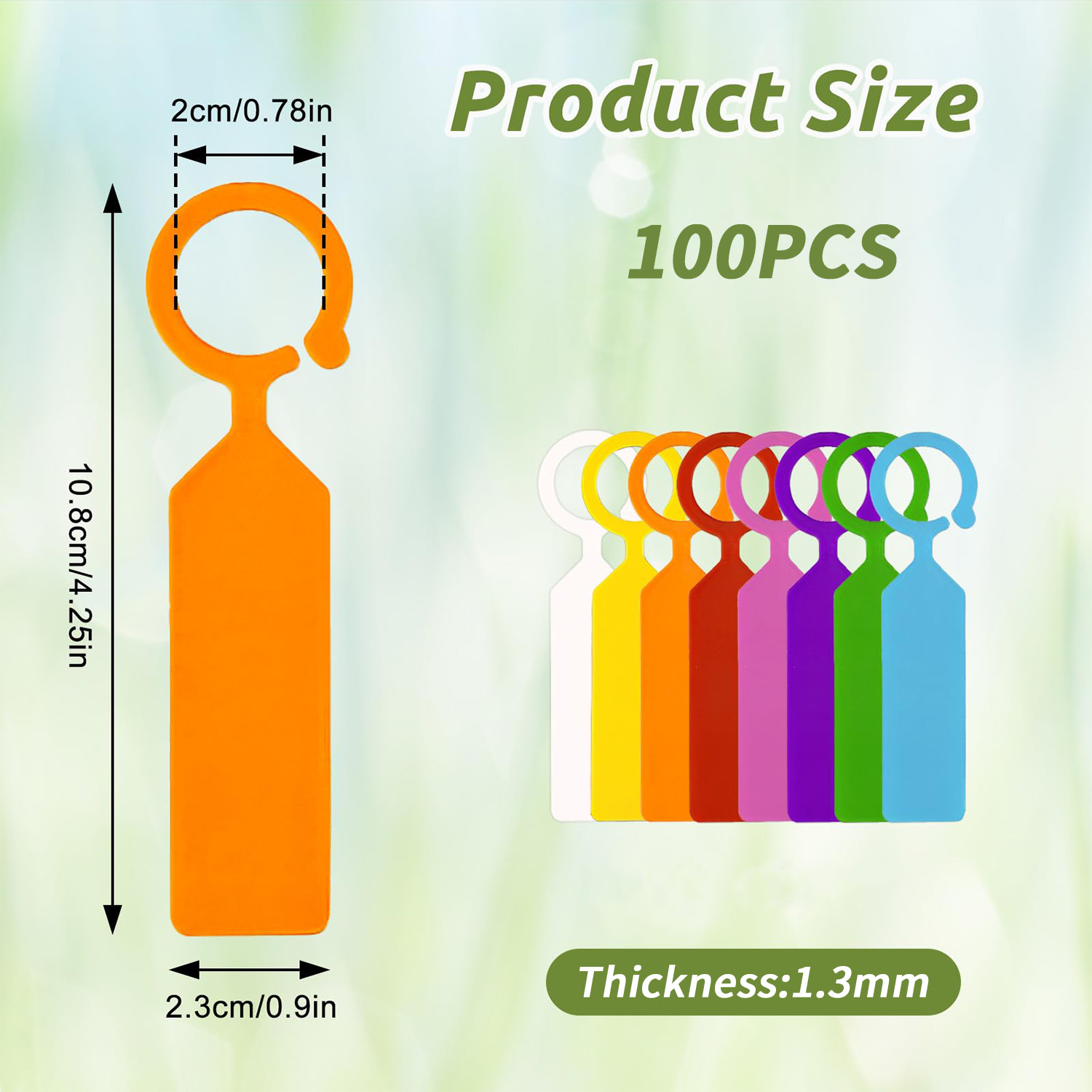 100 قطعة من علامات النباتات ال - مراجعة Plant Label Tags وسعره