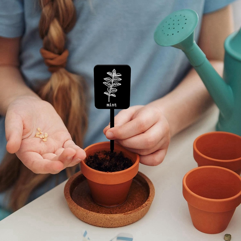 24 قطعة من لوحات تعريف النباتا - مراجعة Gardening Tools Names وسعره