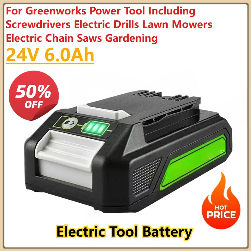 ل Greenworks 24 فولت 6.0Ah أدا - مراجعة Gardening Tools Battery Powered وسعره