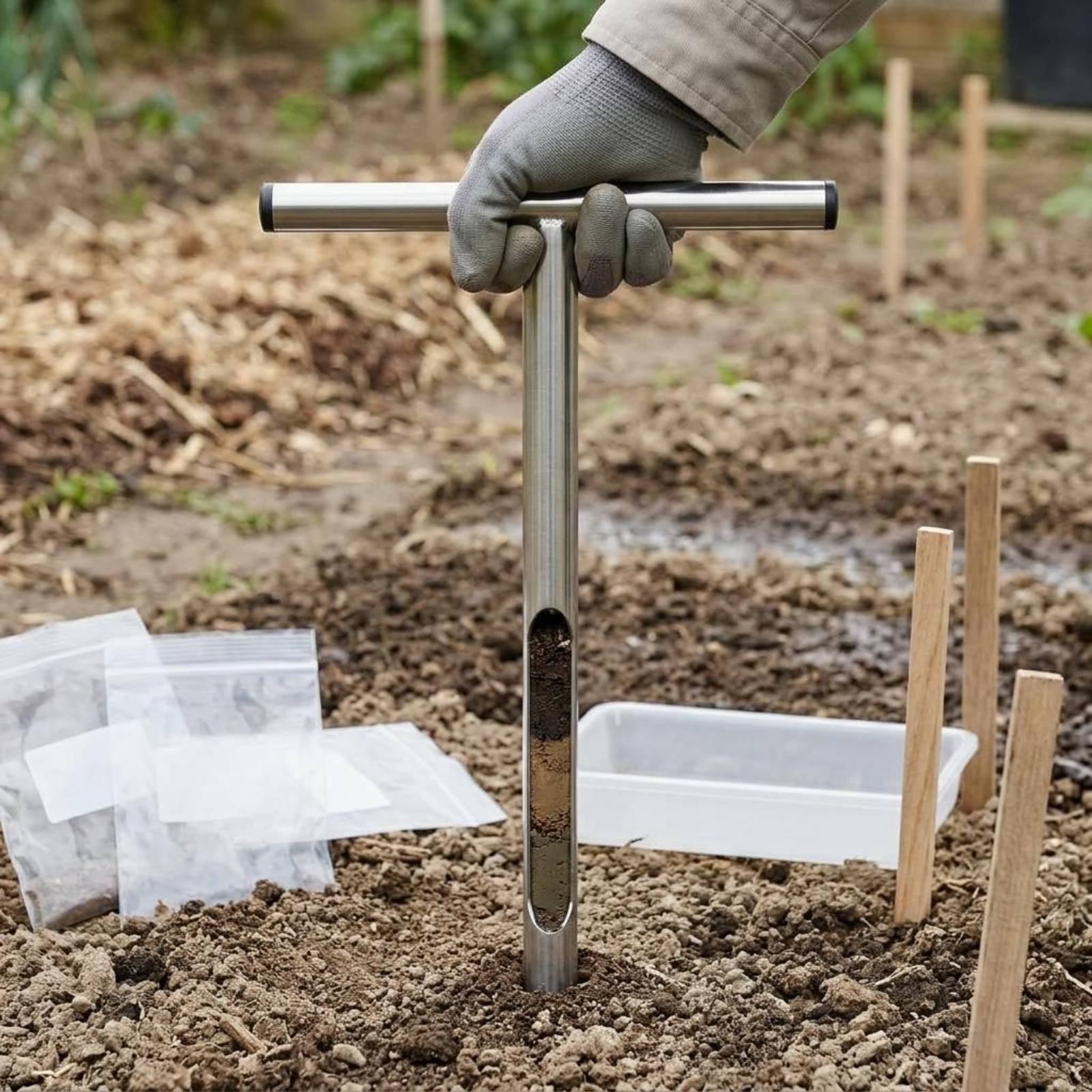أداة أخذ عينات التربة من الفول - مراجعة Gardening Tools Heavy Duty وسعره