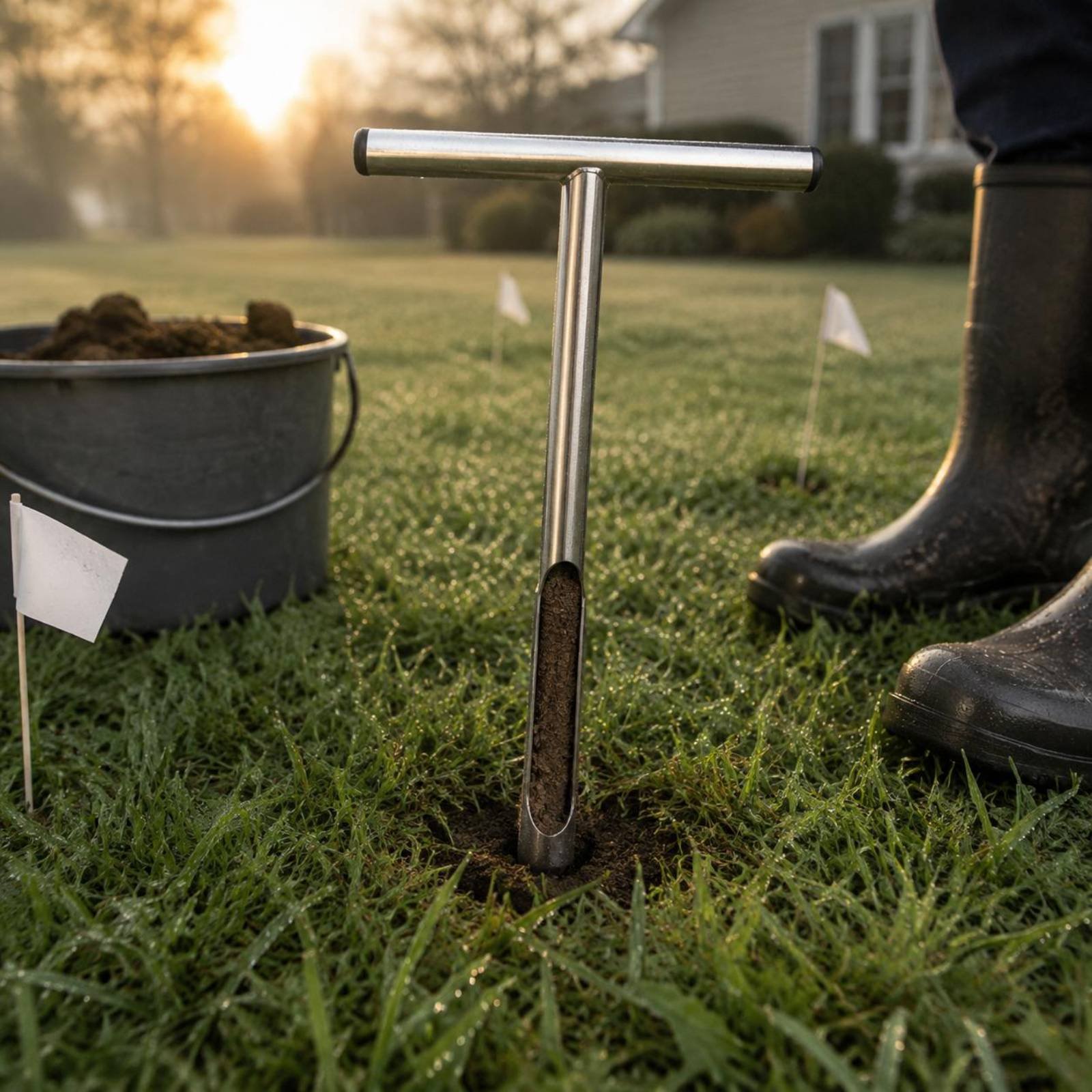 أداة أخذ عينات التربة من الفول - مراجعة Gardening Tools Heavy Duty وسعره