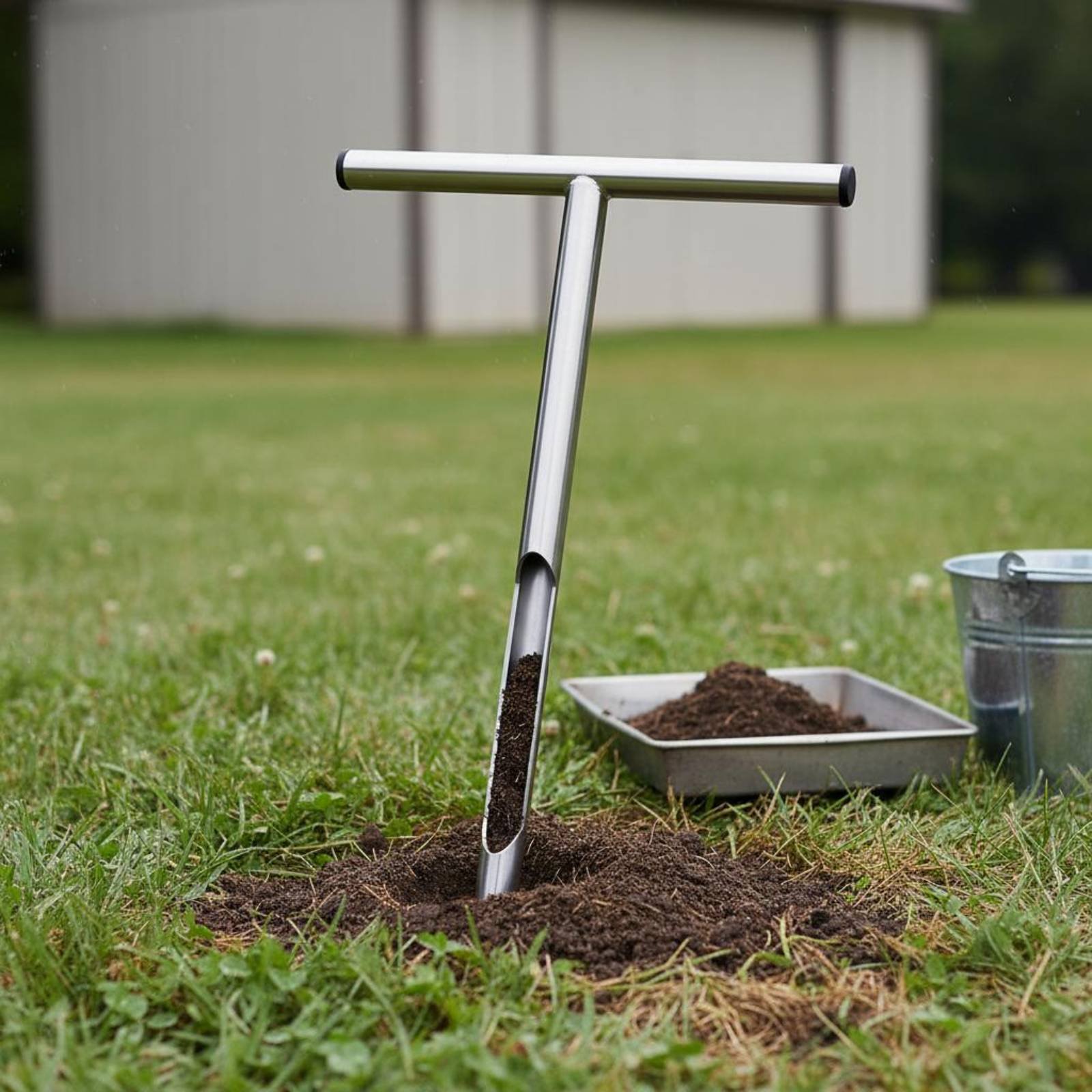 أداة أخذ عينات التربة من الفول - مراجعة Gardening Tools Heavy Duty وسعره
