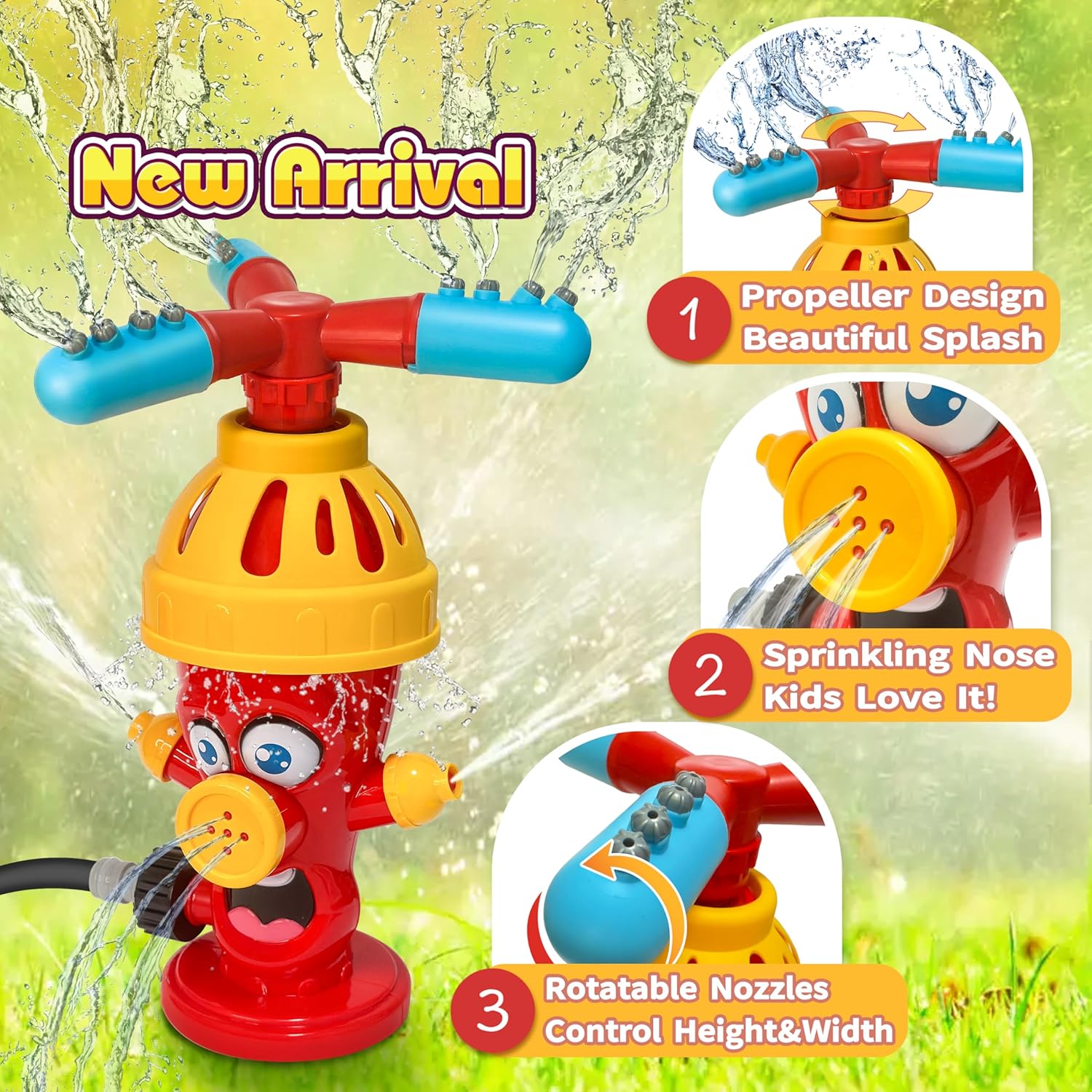 لعبة رش الماء على شكل صنبور، م - مراجعة Gardening Tools For 3 Year Old وسعره