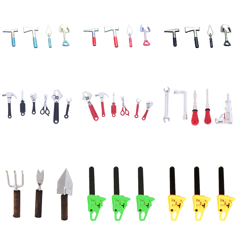 3/4/5/6 قطعة دمية مصغرة إصلاح  - مراجعة Gardening Tools Toys وسعره