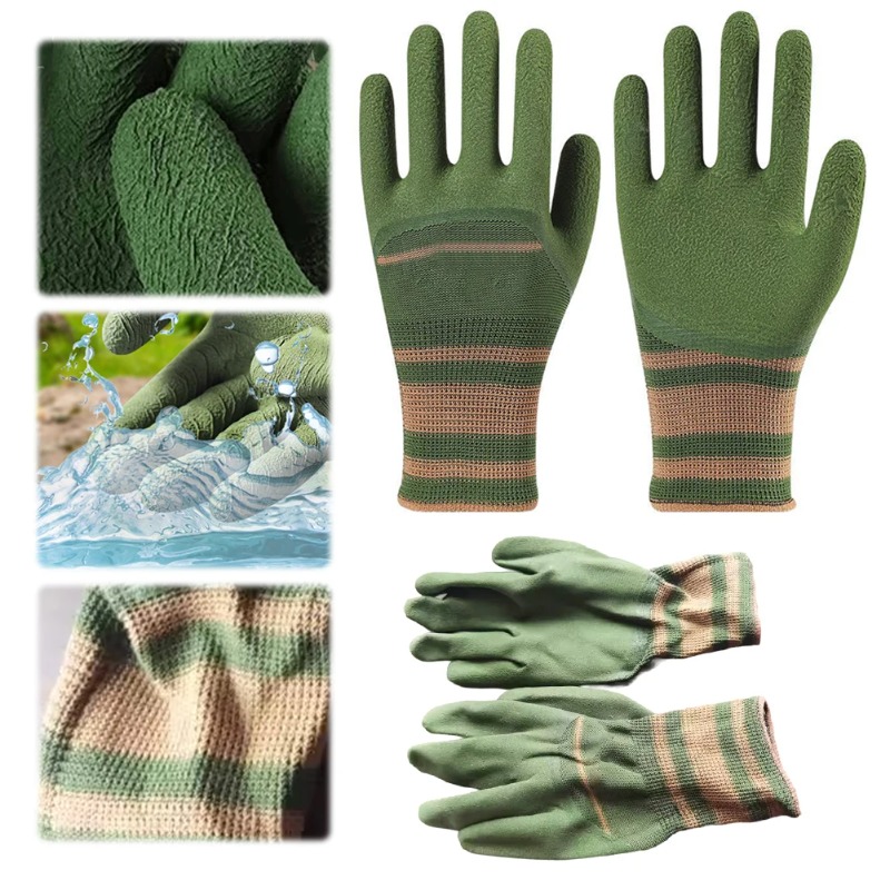 1/2 زوج من قفازات الحدائق المق - مراجعة Garden Gloves Thorn Proof وسعره