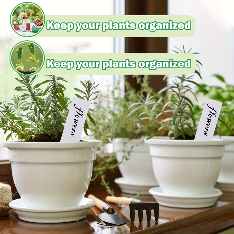 100 قطعة من ملصقات النباتات ال - مراجعة Plant Label Tags وسعره