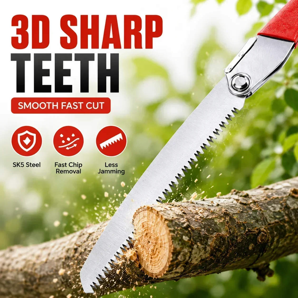 منشار تقليم قابل للطي 210 مم م - مراجعة Gardening Tools To Cut Branches وسعره